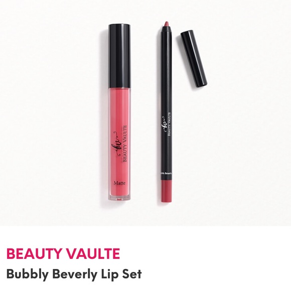Beauty vaulte matte liquid lipstick and lip liner bubbly beverly - Picture 1 of 1